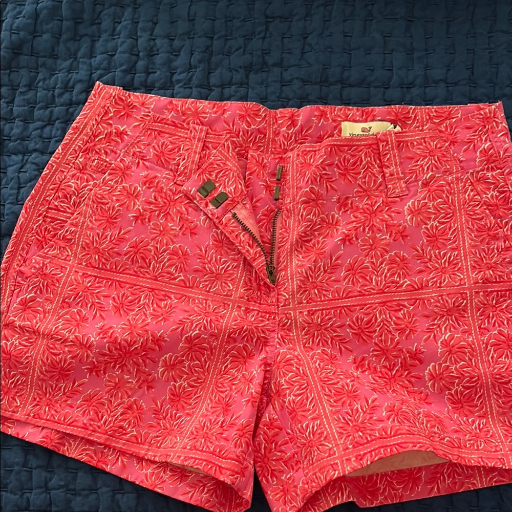 Vibrant Pink Floral Women's Shorts